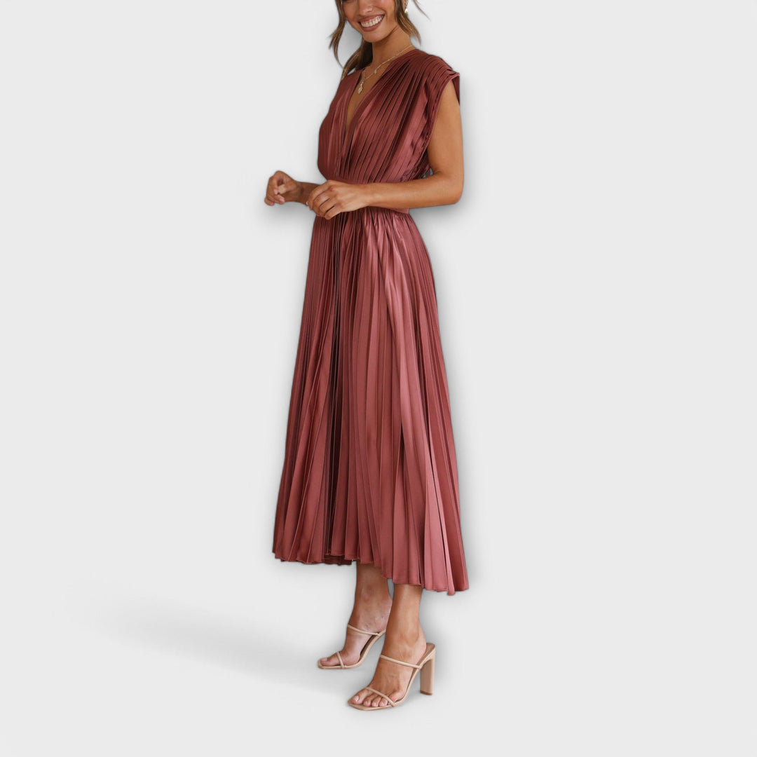 Maria - Elegantna haljina s nabranim detaljima