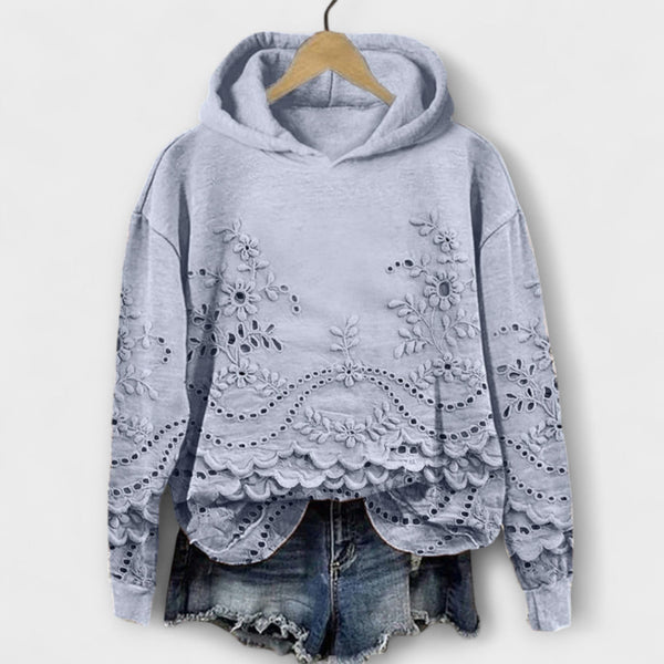 Grace – Vintage Hoodie s cvjetnim printom