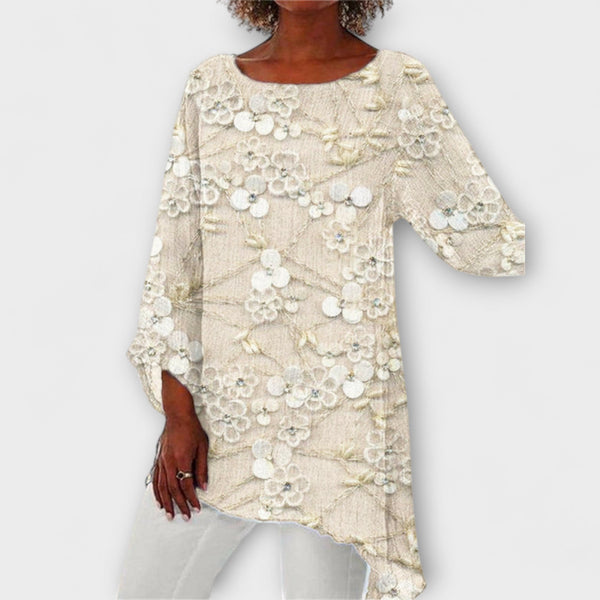 Harper - Bluza s cvjetnim kristalnim uzorkom