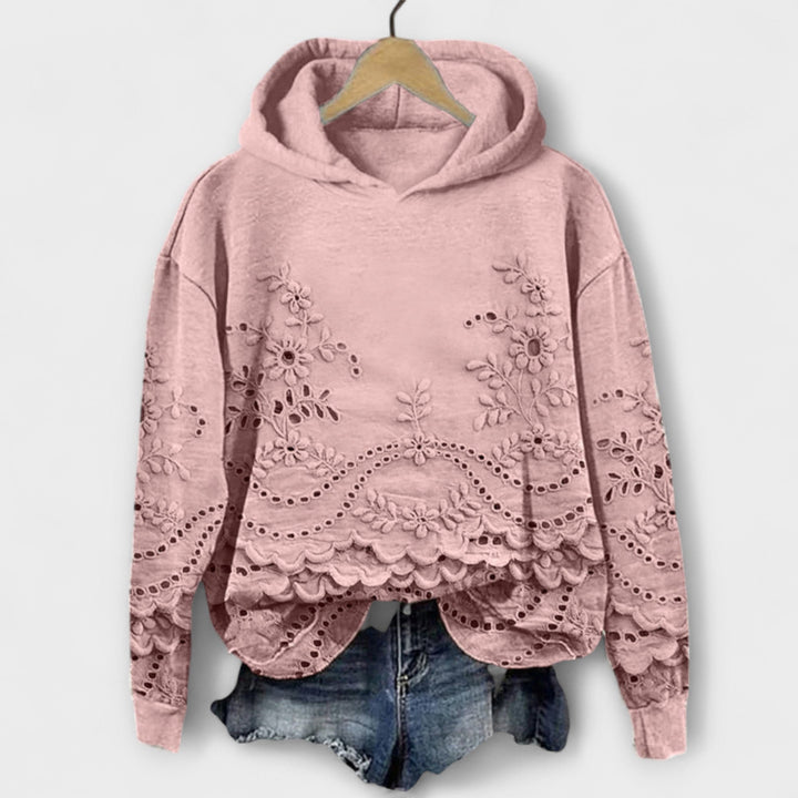 Grace – Vintage Hoodie s cvjetnim printom