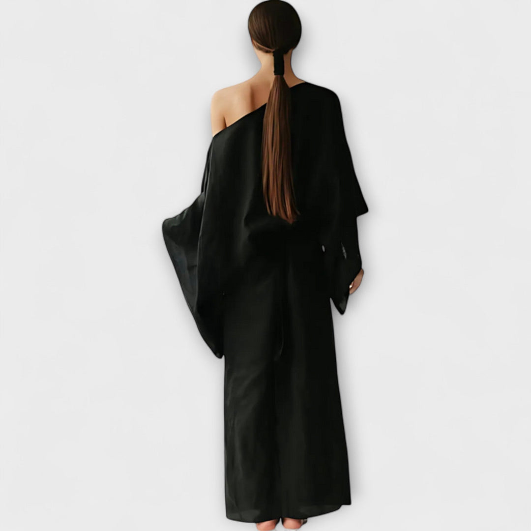 Dana - Kimono haljina od lana i pamuka