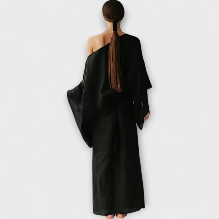 Dana - Kimono haljina od lana i pamuka