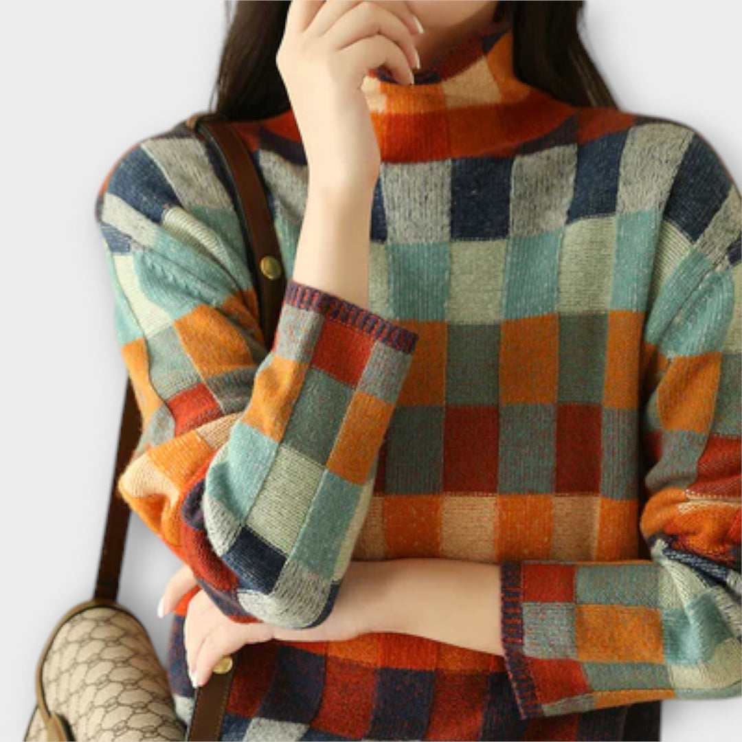 Erika - Patchwork Rolani Pulover