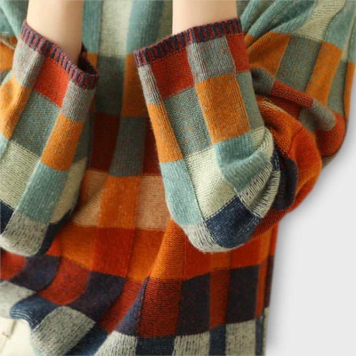 Erika - Patchwork Rolani Pulover
