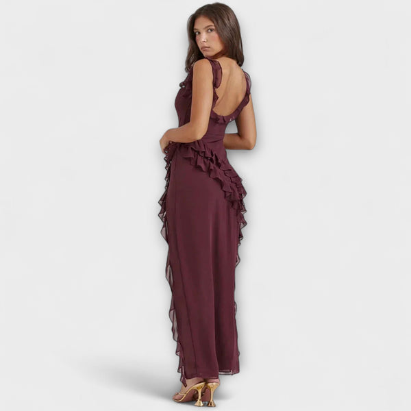 Lara - Elegantna Max haljina s prorezom