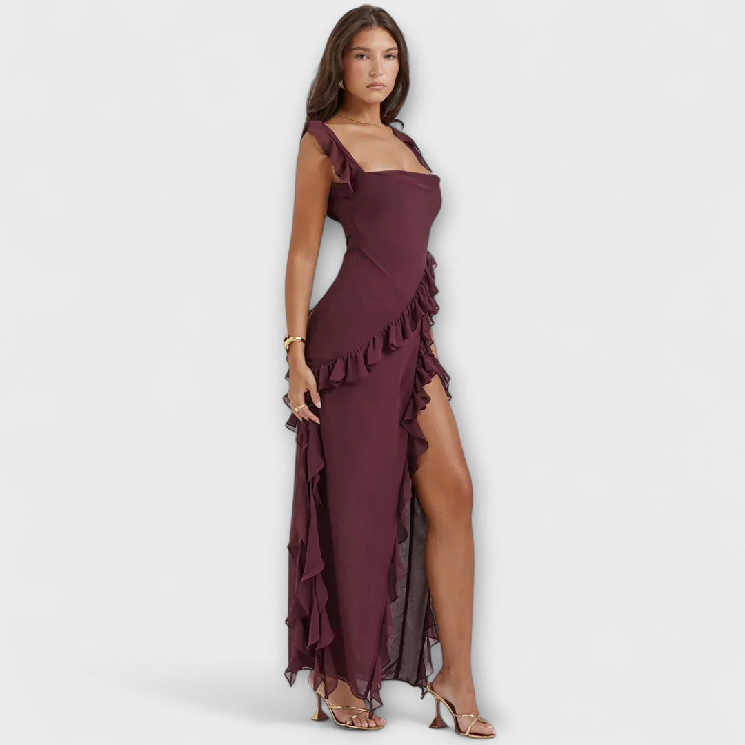 Lara - Elegantna Max haljina s prorezom
