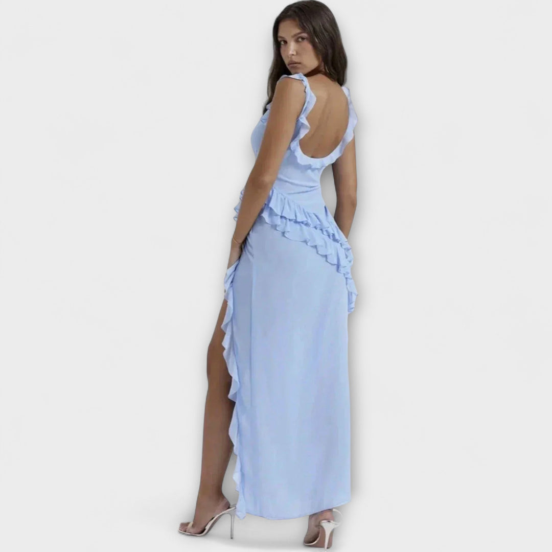 Lara - Elegantna Max haljina s prorezom