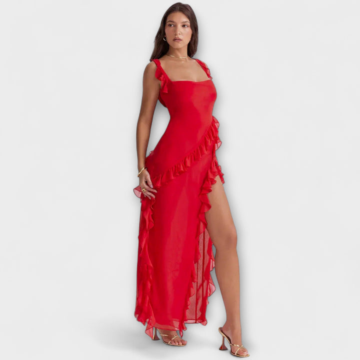 Lara - Elegantna Max haljina s prorezom