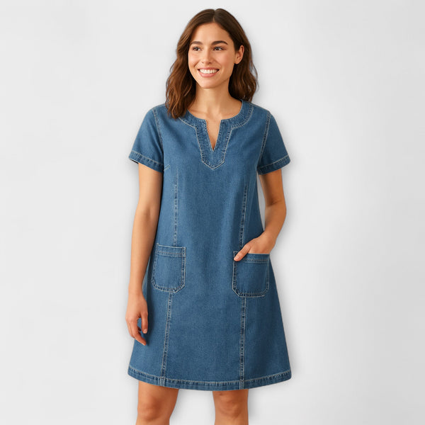 Mathea - Mekana Denim Haljina