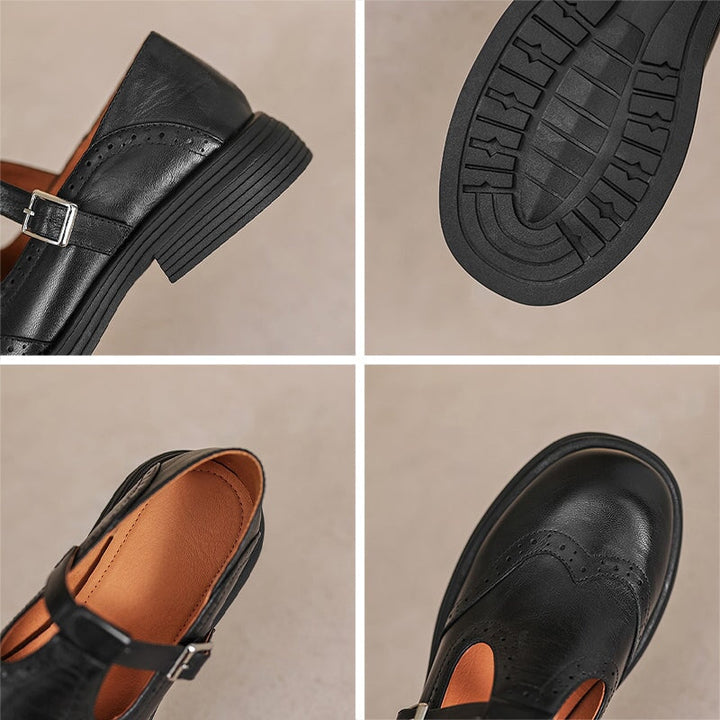 Velda - Elegantne Mary Janes od kože